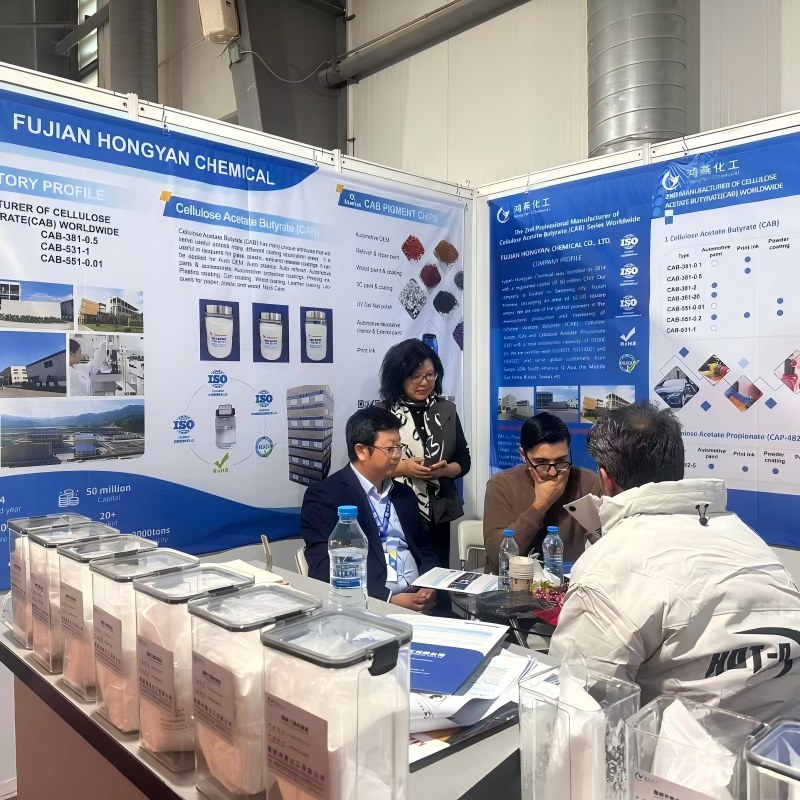 Наши CAB-551 и CAB-381 произвели впечатление на выставке лакокрасочных материалов 2025 года.