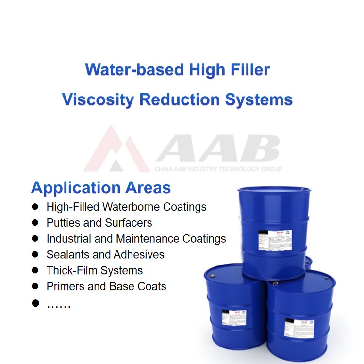 Viscosity reduction wetting and dispersing additive for high solids industrial paint